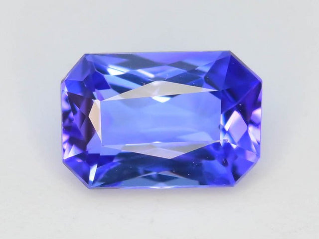 Natural Tanzanite 0.90 ct – Emerald Cut, Heated