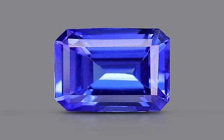 Natural Tanzanite 1.74 ct – Emerald Cut, Heated, IGI Certified