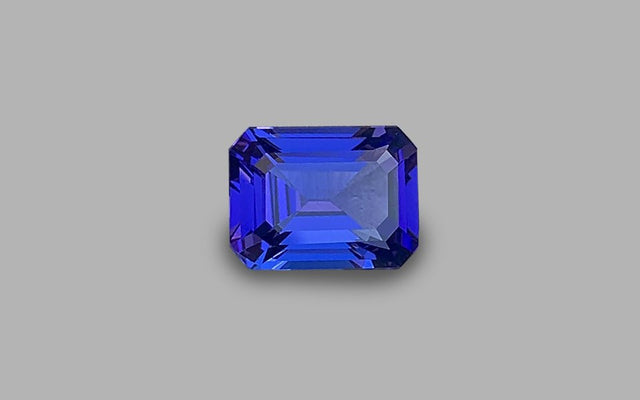 Natural Tanzanite 5.36 ct – Emerald Cut, Heated, GIA Certified