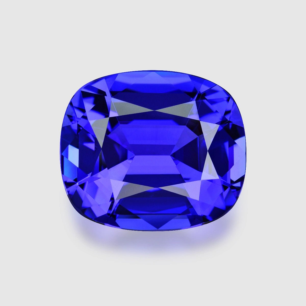 Natural Tanzanite 7.58 ct – Cushion Cut, Purplish Blue