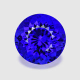 Natural Tanzanite 9.86 ct – Round Cut, Purplish Blue