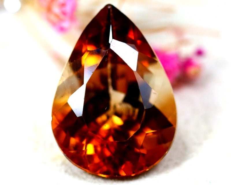 Natural Topaz 27.64 ct – Pear Cut, ČGL Certified