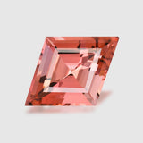 Natural Tourmaline 7.51 ct – Fancy Hexagon Cut, Orangey Pink, Rwanda