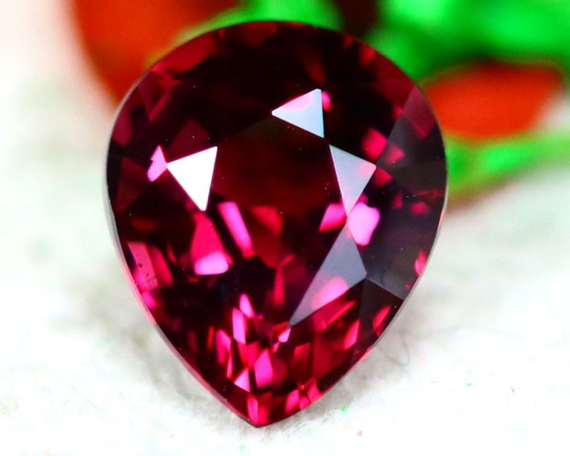 Natural Umbalite Garnet 1.87 ct – Pear Cut, Untreated
