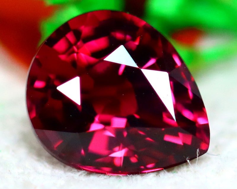 Natural Umbalite Garnet 1.87 ct – Pear Cut, Untreated