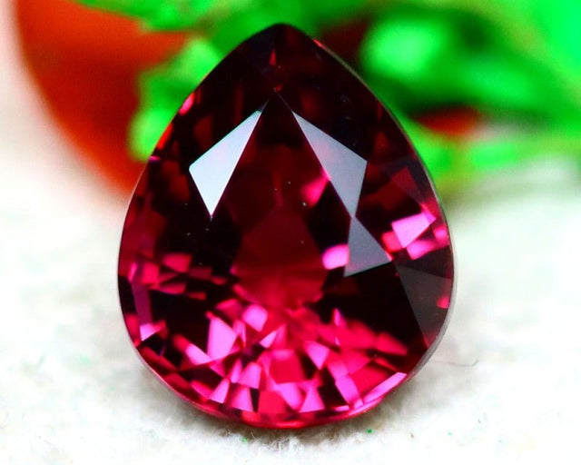 Natural Umbalite Garnet 1.87 ct – Pear Cut, Untreated