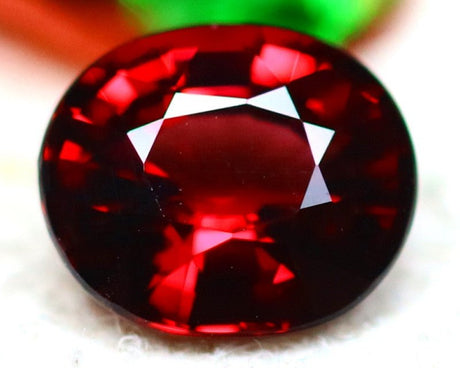 Natural Umbalite Garnet 2.46 ct – Oval Cut, Untreated