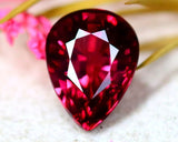 Natural Umbalite Garnet 2.55 ct – Pear Cut, Untreated
