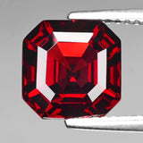 Natural Umbalite Garnet 4.36 ct – Asscher Cut, Untreated