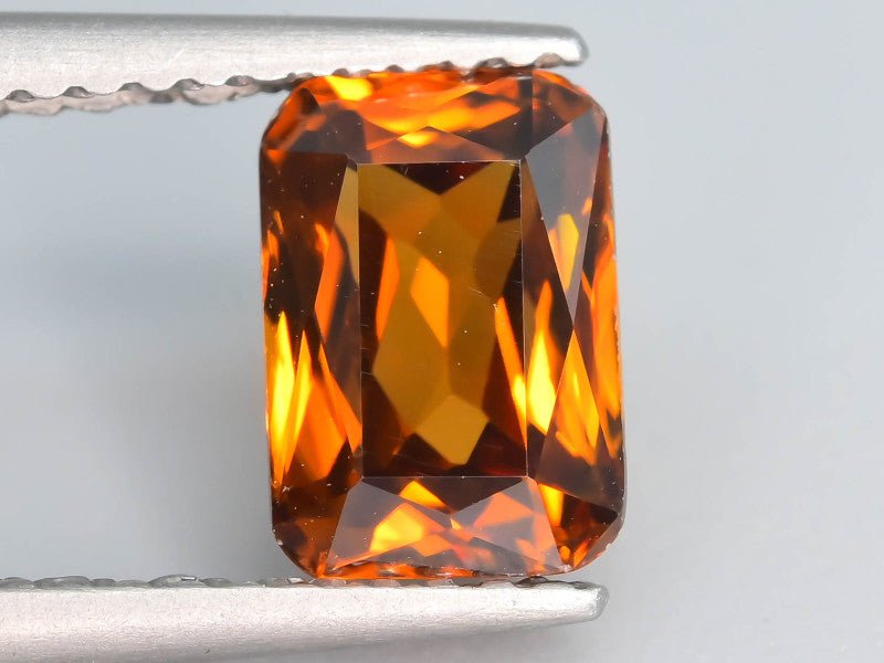 Natural Whiskey Honey Brown Zircon 2.45 ct – Octagonal Cut, Untreated