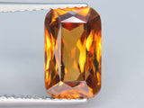 Natural Whiskey Honey Brown Zircon 3.25 ct – Rectangular Step Cut, Untreated