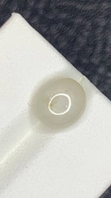 Natural White Sapphire 4.85 ct – Oval Cabochon, Untreated