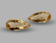 Natural Yellow Citrine Pair 28.50 ct – Pear Cut, Untreated