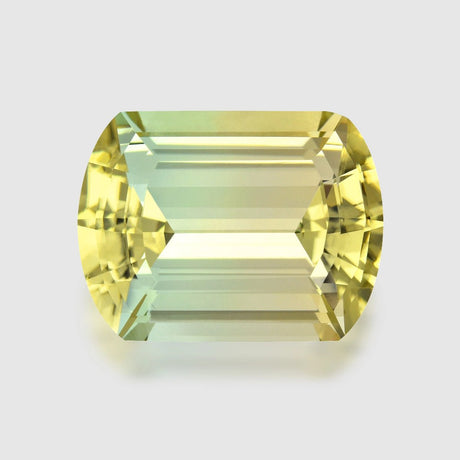 Natural Yellowish Green Tourmaline 9.41 ct – Cushion Mix Cut, Namibia