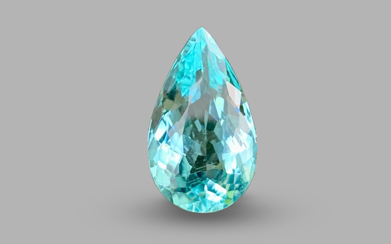 Paraiba Tourmaline 7.60 ct – Pear Cut, GIA Certified, Untreated