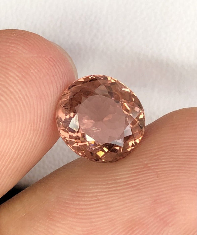 Peach Pink Tourmaline - 3.80 ct
