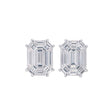 Piecut Diamond Earrings 0.78 ct – 18K White Gold