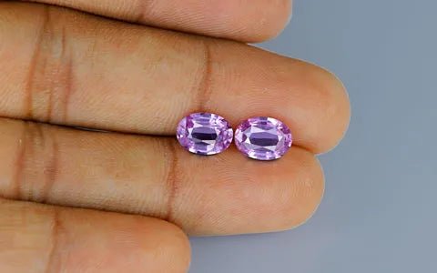 Pink Sapphire Pair - 4.09 ct