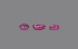 Pink Sapphire Set 3 pieces - 6.95 ct
