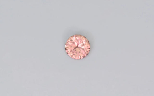 Pink Zircon 0.81 ct – Round Cut, Heated