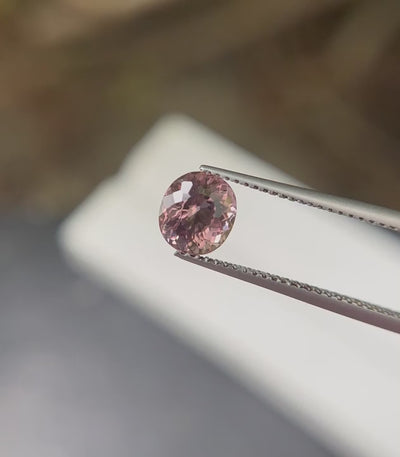 Natural Pink Tourmaline in oval shape