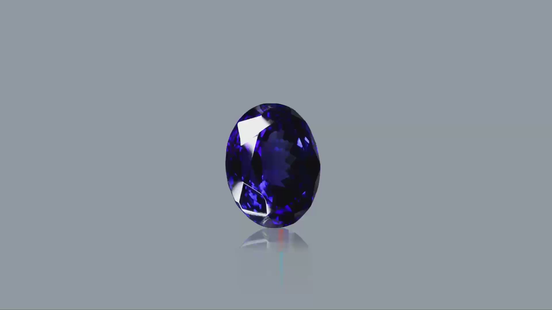 87 ct Natural Tanzanite in oval cut