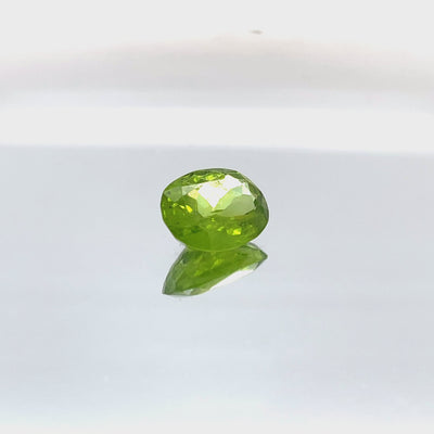 Natural Peridot 6.30 ct – Green Oval Cut, Untreated