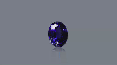 Natural Tanzanite 147.06 ct – Oval Cut Blue Gemstone from Tanzania