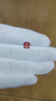 Natural Padparadscha sapphire, 1.16 carats, cushion cut, untreated, pinkish-orange color, GRS certified