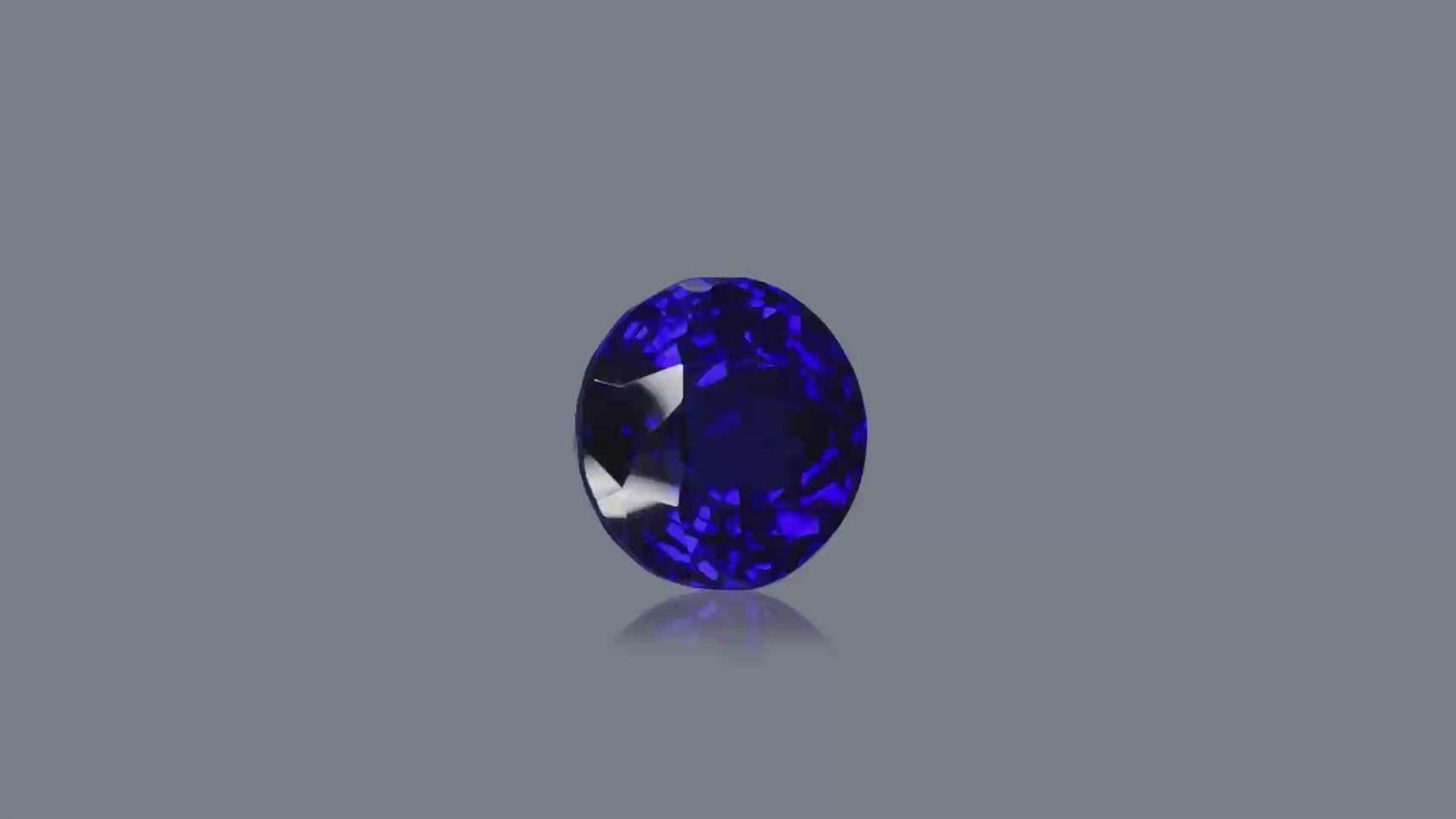 Natural Tanzanite 148.66 ct – Rare Round Cut Blue Gemstone from Tanzania