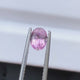Natural Padparadscha sapphire, 1.12 carats, oval cut, untreated, pinkish orange, AIG certified