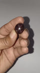 Star Garnet 30.15 ct – Deep Red, Oval Cabochon, Untreated