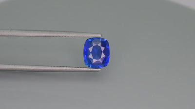 Natural blue sapphire 2.10 ct, cushion cut