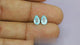 Natural Paraiba tourmaline pair, 1.21 carats total, pear cut, heated, greenish-blue, GIA certified