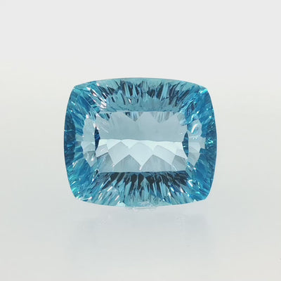 47.88 ct Swiss Blue Topaz cushion cut eye clean loose gemstone