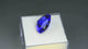 Natural tanzanite, 6.60 carats, purplish-blue color, heart cut, heat-treated, collectible gemstone