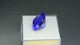 Natural tanzanite, 9.02 carats, purplish-blue color, heart cut, untreated, investment-grade gemstone