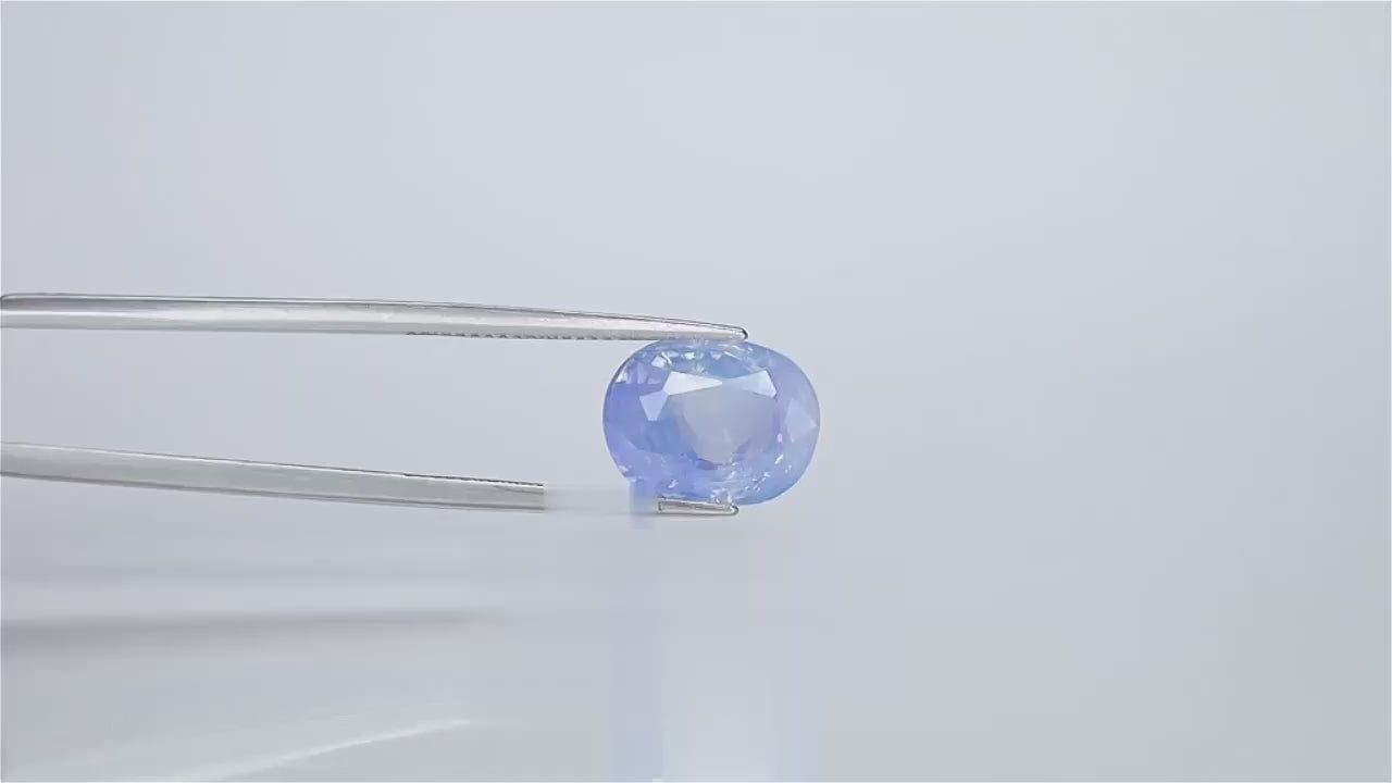 8.03 ct Natural Blue Kashmir Sapphire, GRS Certificate