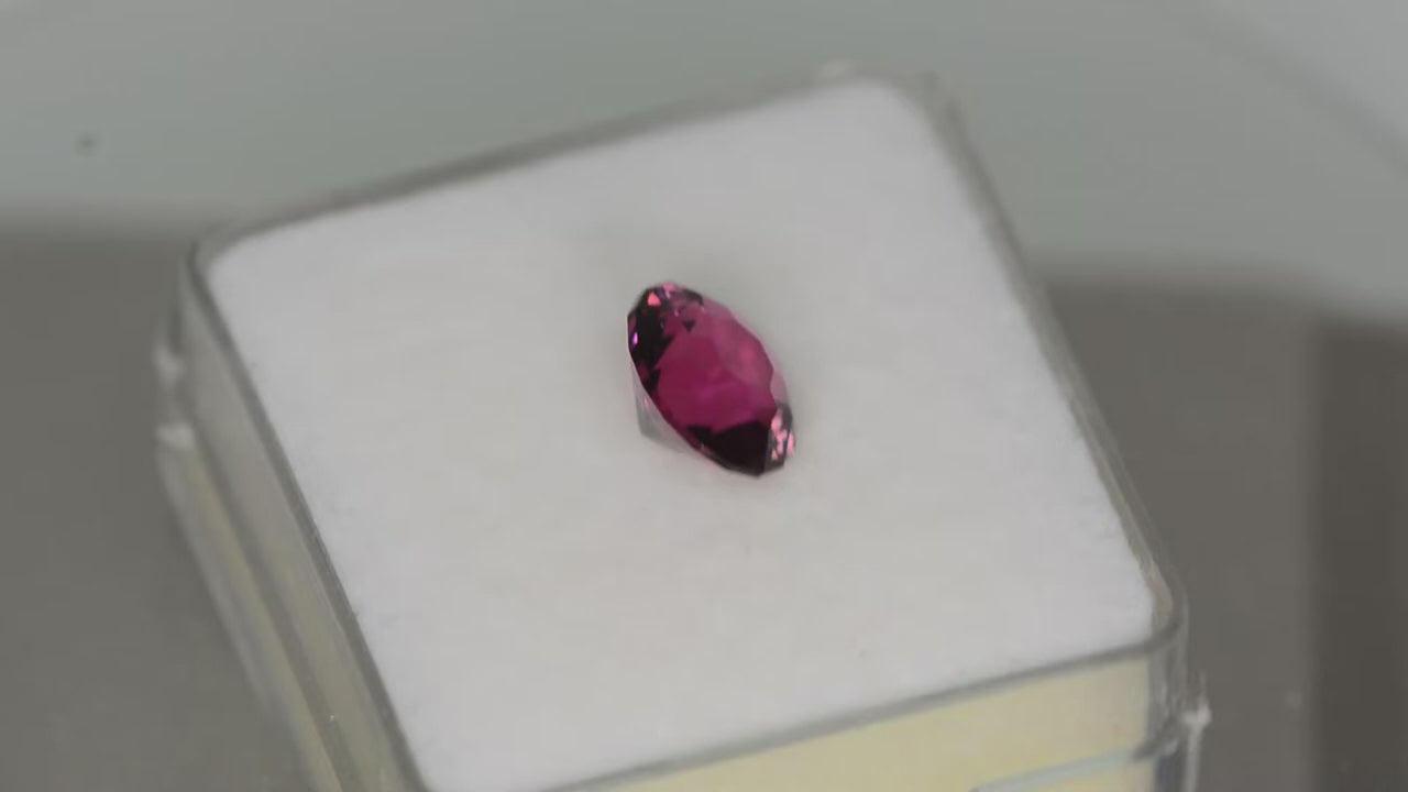 Pink Tourmaline 3.13 ct – Round Cut Natural Untreated Gemstone