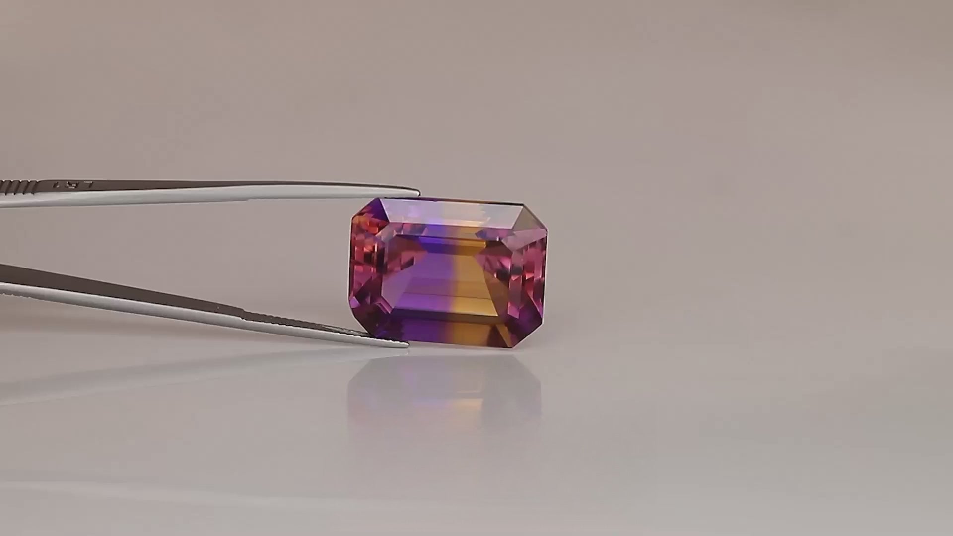 37.54 ct Natural ametrine in emerald cut