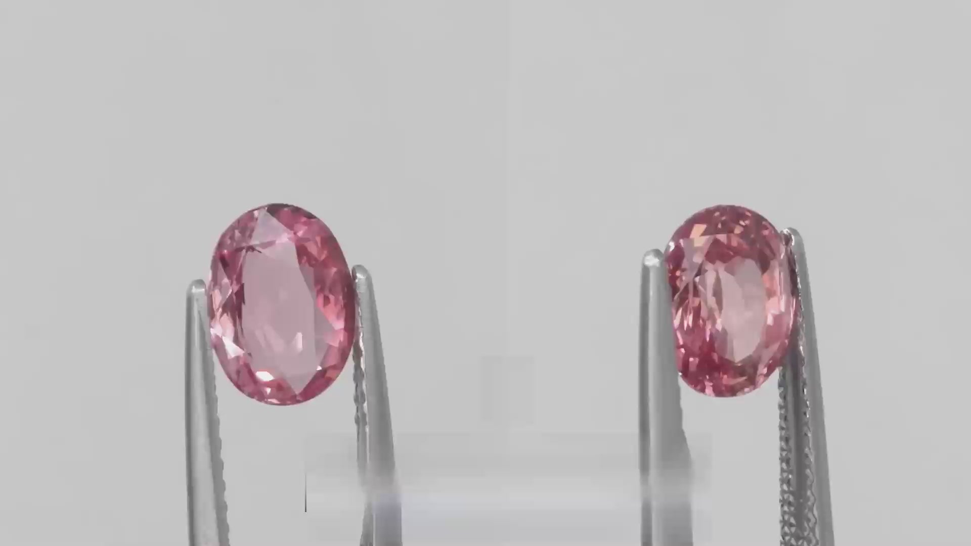 Natural Padparadcha Sapphire Pair