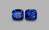 Royal Blue Sapphire pair 3.26 ct