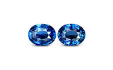 Royal Blue Sapphire pair 6.16 ct