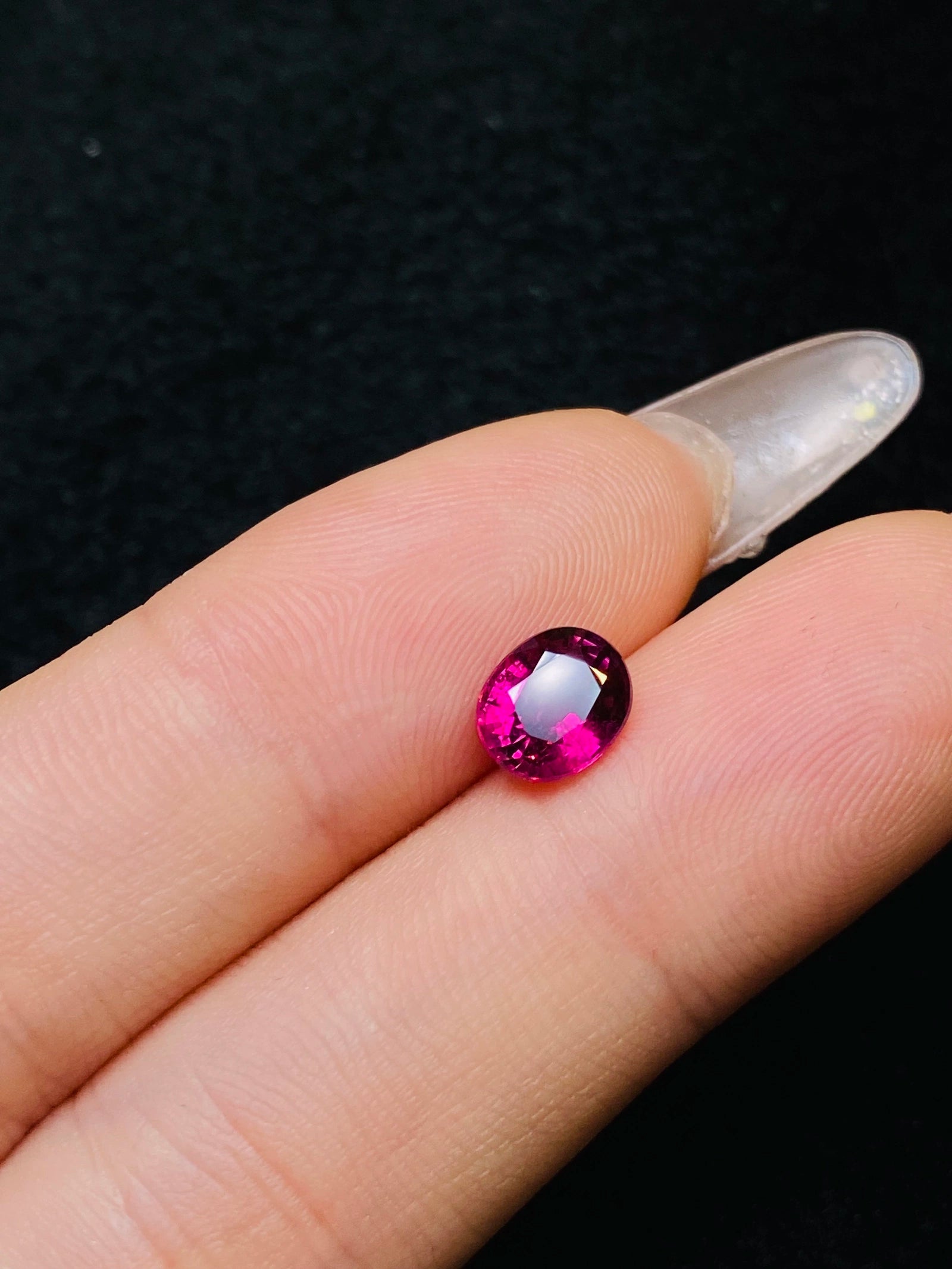 Natural Ruby 1.62 ct – Oval Cut, Guild Certified