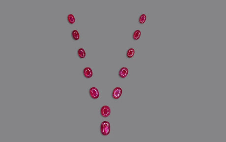 Ruby Layout from Mozambique - 27.07 ct