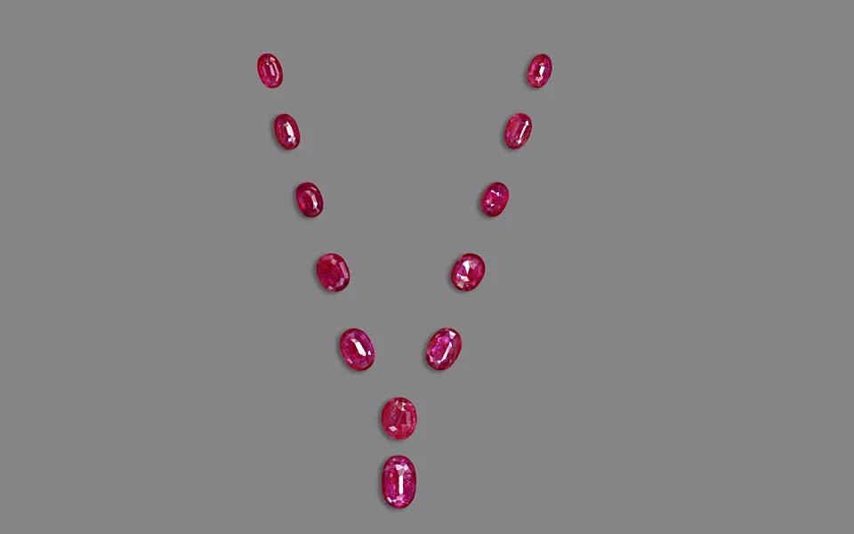 Ruby Layout from Mozambique - 27.07 ct