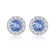 Silver 0.50 ct Tanzanite Earrings