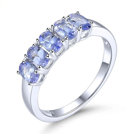 Silver 1.20 ct Tanzanite Ring