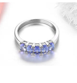 Silver 1.20 ct Tanzanite Ring
