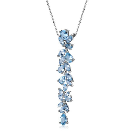 Silver 14.33 ct Topaz Pendant